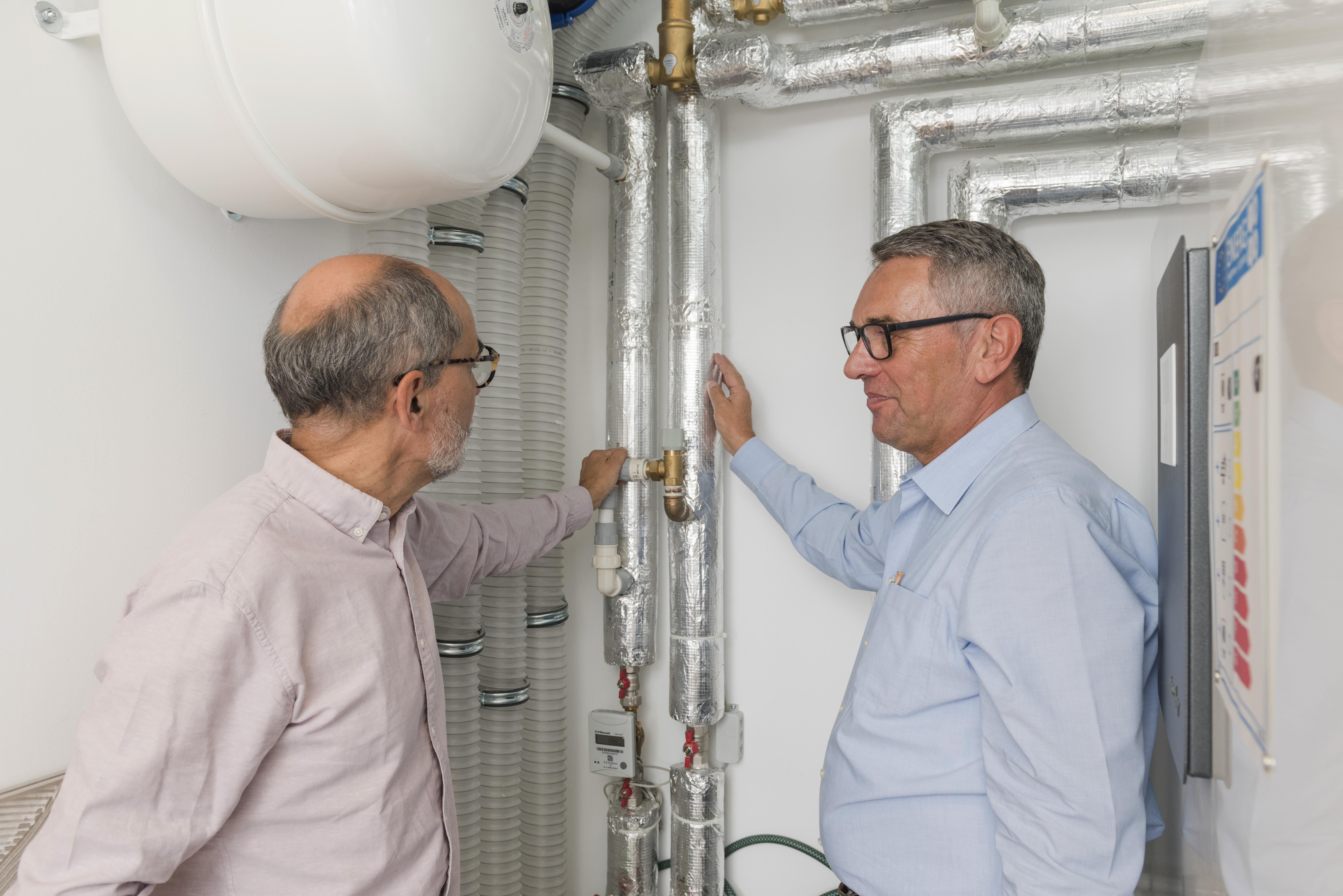 Nach einer Heizungsoptimierung heizt man effizienter und spart Geld.